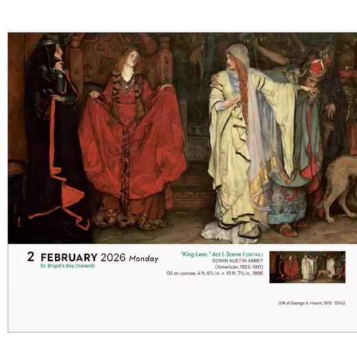 大都会艺术博物馆 2026年艺术台历 每日一页可撕 英文原版进口周边 新年礼品书 Art: 365 Days of Masterpieces 2026 Day-to-Day