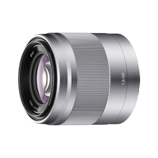 Sony (SONY) E 50mm F1.8 OSS APS-C format fixed focus lens SEL50F18 silver