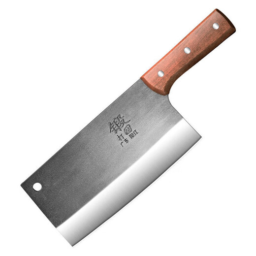 Couteau de cuisine forgé, couteau à double usage pour hacher et couper, trancher la cuisine et couperet à viande, couteau de cuisine multifonctionnel spécial ménager du chef, couteau à découper estampillé 2.0M8, 1 pièce