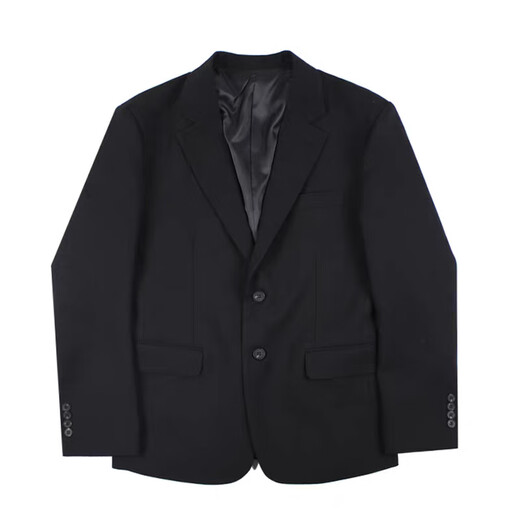 Playboy Spring and Autumn Korean style casual suit jacket men's black loose student formal business suit suit men's trend black suit + white shirt + trousers free tie XL recommended 115-135 Jin Jin equals 0.5 kg