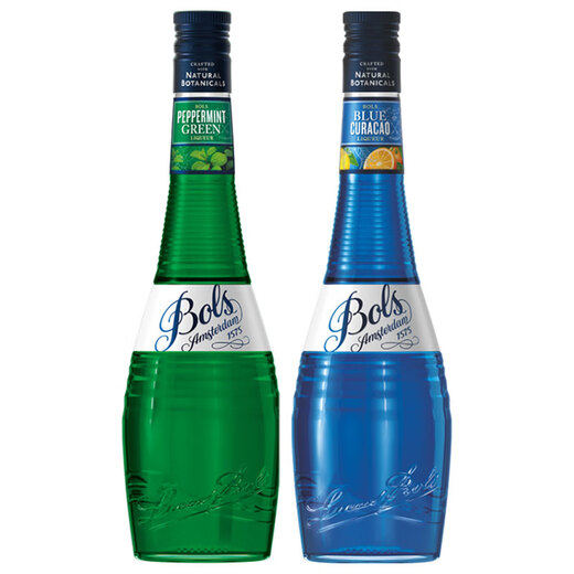 Jefe (Bols) importado de los Países Bajos, Blue Orange + Green Mint Lijiao Wine 700ml Diy Bartender Base Wine