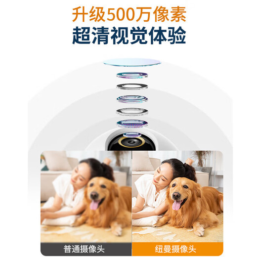 Newman 4G Lifetime Lifet-Free Vigilance Camera Home Monitor 360 grados sin ángulos muertos con visión nocturna Conversación panorámica de enchufo panorámico Teléfono móvil de forma remota sin red WiFi