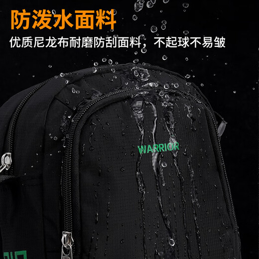 Warrior men's shoulder bag trendy small shoulder bag casual crossbody bag men's small bag women's bag sports mobile phone small backpack black large size