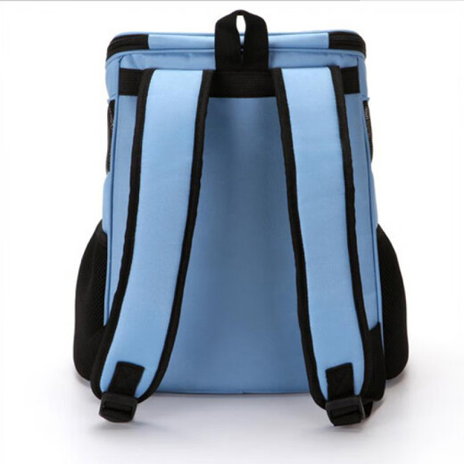 新品宠物双肩包猫狗通用外出携带胸前背包小型透气双肩包 咖啡 S