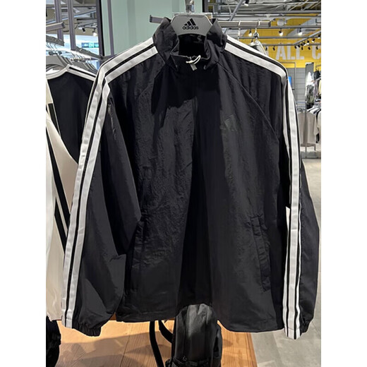 阿迪达斯外套男士 新款健身训练运动服立领休闲梭织夹克上衣 KC3892 C KC3892 S