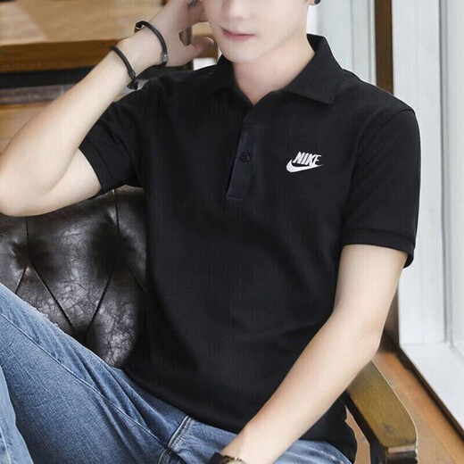 Nike (NIKE) POLO shirt men new summer official ship store sportswear breathable quick-drying T-shirt lapel casual short-sleeved men FN3895-010/new/normal size S 165/84A