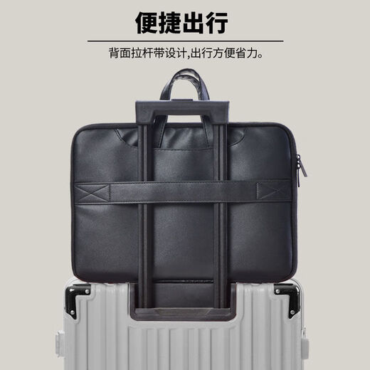 Luyide Building Bree Bear Laptop-Tasche 14 Zoll für Männer und Frauen für Apple MacBook Lenovo Xiaoxin Air13 Dell Y-4881 [verbessert All Black Computerbag] 11 Zoll