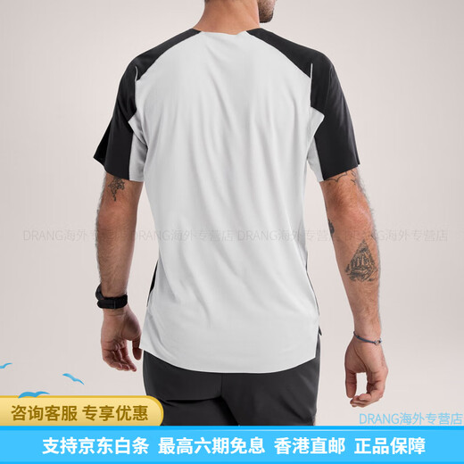 始祖鸟（ARC'TERYX）男士Norvan Downword Logo吸湿短袖T恤X9720/7735 幽雾绿/辰达绿Forage/Tatsu X972 XS