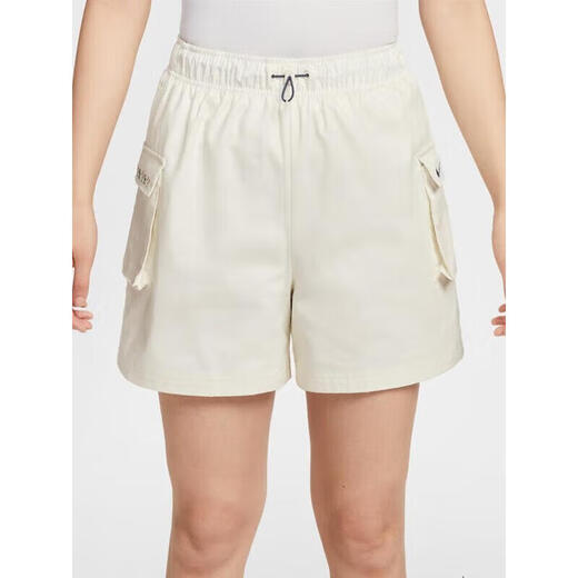 耐克（Nike）工装短裤女裤夏季新款运动裤宽松舒适透气梭织五分裤子 IH9273-047珍珠灰 S