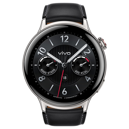 VivoWATCH 5 eSIM version, stainless steel, all-weather heart rate and blood oxygen monitoring blood pressure function, new Blue River operating system, iOS cross-system compatible smart watch