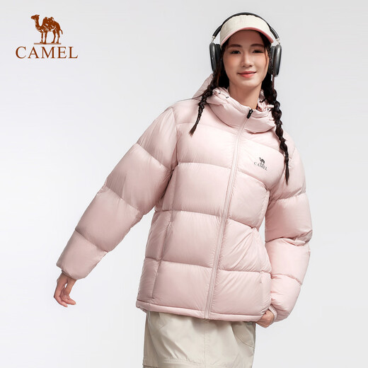 Camel (CAMEL) outdoor down jacket 600 puffs for men and women new short thick coat bread coat