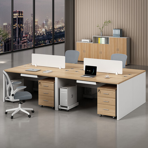 Yum Sheng Feng staff office desk and chair combination simple modern office desk single-seat furniture staff table