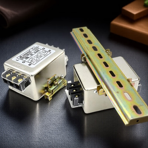 Power filter 220v AC double terminal block rail type electromagnetic interference purifier CW4L2-30A-R1 CW4L210AS (005) hole installation