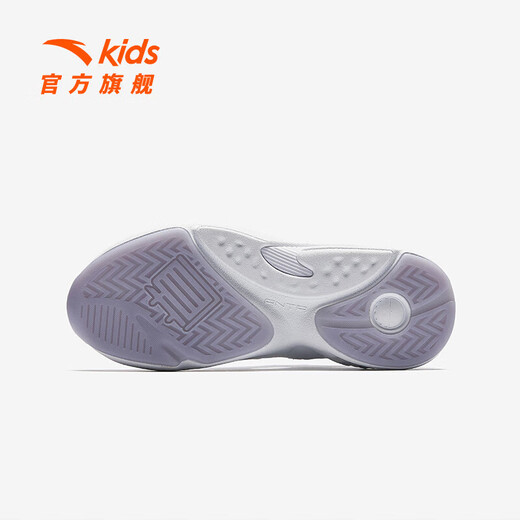 ANTA Children's Sandals Universal Big Children's Shoes 2025 Summer New Overbearing Frame Shoes Sports Shoes Baotou Beach Sandals Girls White/Yangxu Purple-6 38
