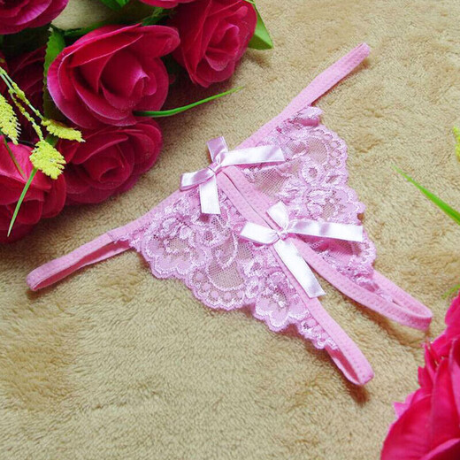 Long Night Sexy Lace T-Pants Open-Style SM Strap-style Lace Panties T-Pants Passionate Temptation Y-Type Red