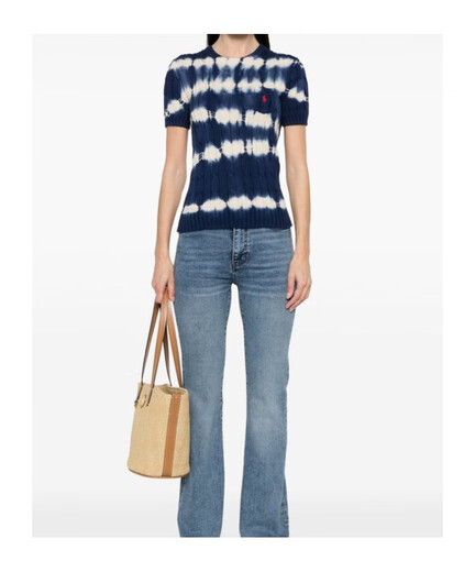 Polo Ralph Lauren 25SS Tie Dye Sweater Women Picture Color 211959270 20 | M New