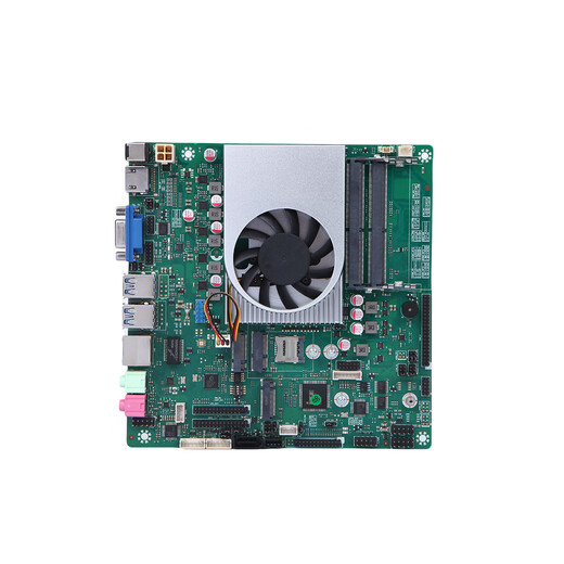 VKOMING 微控鑫义嵌入式工业主板自带CPU散热器四显DDR4低功耗13代i5/i7工控工业电脑主板 i7WK-1365UB0 单网 6串
