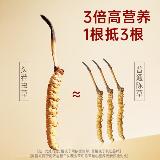 阿依舍冬虫夏草滋补送礼 断虫草 送父母长辈实惠家庭滋补自用礼盒 大号断草20克【高性价比滋补】