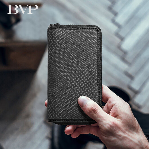 BVP卡包钥匙包二合一汽车钥匙包男款2025新款多功能锁匙包男 复古绿