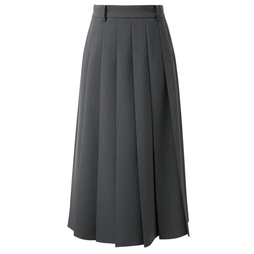 Sancai 2025 Autumn New Retro High Waist Long Umbrella Skirt Pleated Skirt Skirt A-Line Skirt Small M Dark Gray L 165/72A
