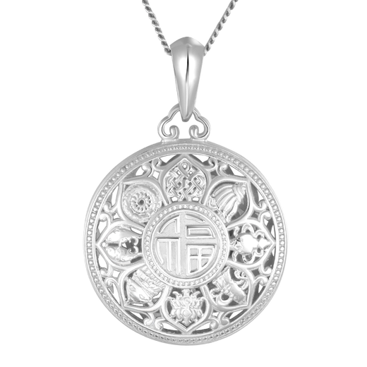 CHINA GOLD PT950 Eight Treasures Compass Platinum Pendant as a birthday gift for your girlfriend and wife Eight Treasures Compass Pendant - about 5.1g