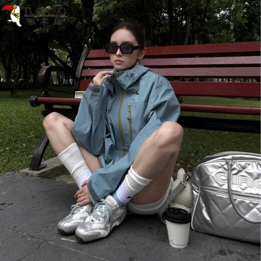 Specht Frühlings- und Herbst-neue Jacke Frauen im Freien Wanderschuhe Männer winddichte Wasserdichte warme Bergsteigeranzug Reisen zweiteiler Kale Grey [Single I No Inner Bood] M [gleiches Modell für Männer und Frauen]