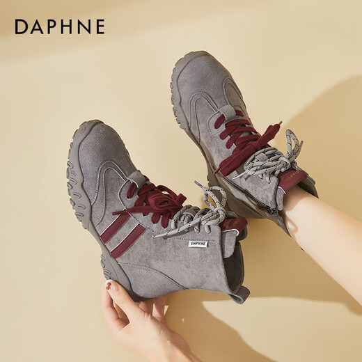 Дафна (Дафна) Наружное альпинизм Martin Boots For Women 2025 Осенью Новый Толстый торжественный и универсальный повседневный шнур