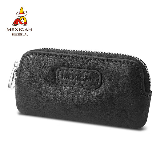 Scarecrow Car Key Bag Herren echter Leder Mini-Tasche Multifunktion einfach