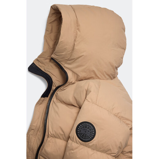 加拿大鹅（Canada Goose）Lawrence 男士黑标羽绒服派克大衣大鹅羽绒服 2801MB 1483 沙漠色 L