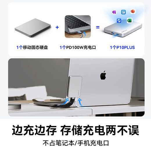
Orico 512G magnetically absorbed mobile solid-state drive BookDrive is suitable for macbook Pro laptop iPhone 16 Apple mobile phone PD power supply 1050MB/s P10PLUS