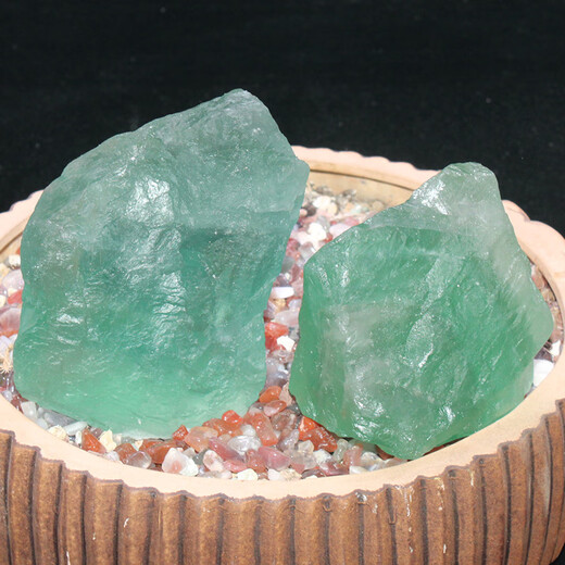 
One thing, one picture, natural color stone, green fluorite, rough ore specimen, large wool material, crystal gem, fish tank stone, R16859 fluorite, large chunk