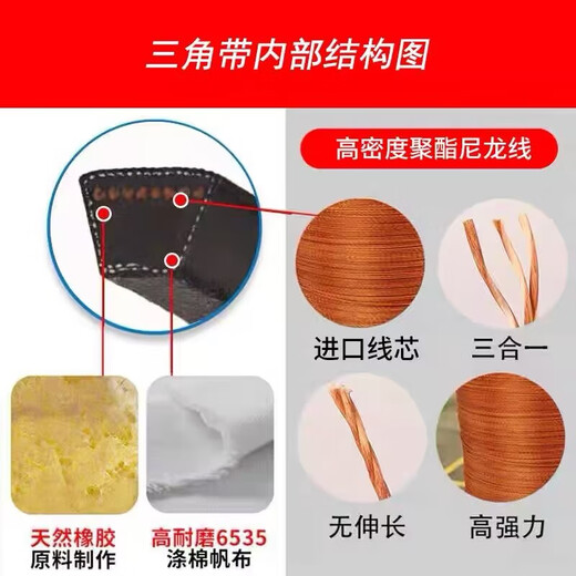 Dreidimensionaler Zhejiang-Dreiecksgürtel B4826/B4877/B4953/B5000/B5080/B5207/B5334B5461 B5334 Li Innendurchmesser 17mm