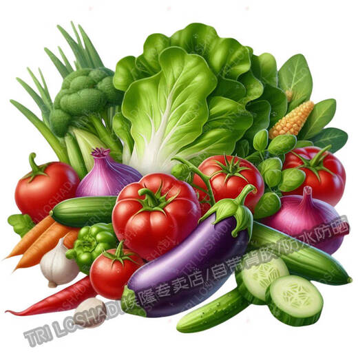Yonghuan Küche Gemüse Aufkleber Kühlschranktürfliesen frisches Obst und Gemüse Selbstklebendem Maltüren und Fenster Aufkleber wasserdichtes Maler TG9859 Selbstklebendes Malerei 0cm*0 cm lange Seite 70 cm (große Größe bessere Wirkung