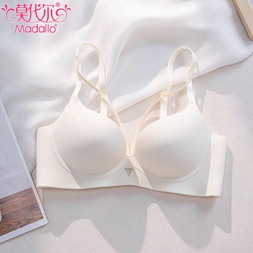 Modal Pure Desire Sous-vêtements pour femme sans couture, petit rassemblement de seins montre des seins secondaires plus gros, anti-affaissement, imprimé léopard, ensemble de soutien-gorge sexy couleur champagne, pièce unique, bonnet 70A AB
