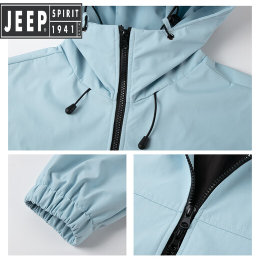 JEEP SPIRIT jacket for women with high-end three-in-one summer 2025 new mountaineering suit mountaineering Tibet outfit jacket for women black M
