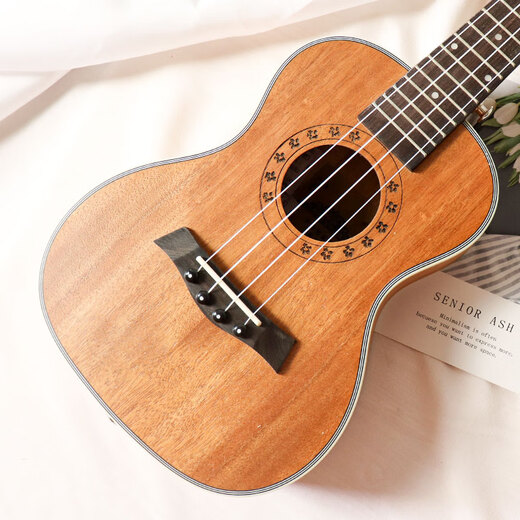 Zani ukulele 21 Zoll 23 Zoll 26 Zoll Anfänger Einstiegsvier-Saiten kleiner Gitarre-Ukulele-Instrument 21-Zoll-Ukulele Full Basswood Pink Mono + 21 Zoll