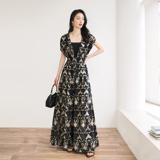 她池高腰连体裤2025夏装新款通勤宽松长款大码女装阔腿裤