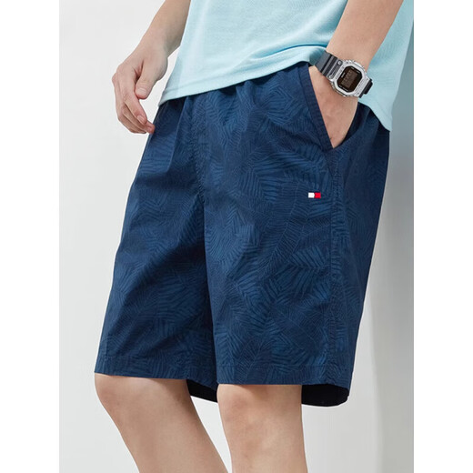 Mmy Hwaketommybull Американский Томми Томми Summmy Pure Cotten Men's Men's Five-Clip Shorts Слушащие и все пляжные брюки 9215 Blush 2xl (предлагается 155-175Jin [Jin равняется 0,5 кг])