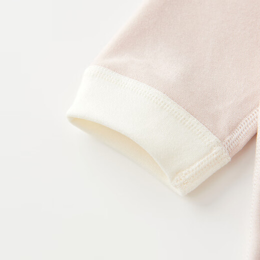 Tongtai (TONGTAI) baby jumpsuit autumn and winter newborn warm ginger fever warm baby clothes pajamas gray 66cm