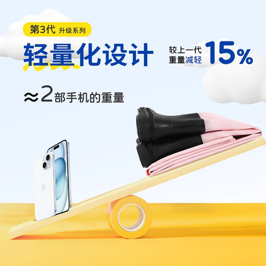 Miyi children's water play one-piece waders kindergarten full-body waterproof clothing fishing equipment fishing wading rain pants U pocket style yellow overalls 40 one-size-fits-all size 2627 shoe inner length 17 points 5CM