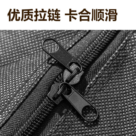 Deli moving packing bag storage bag woven bag luggage bag large bag clothes quilt storage bag moving artifact large capacity 150 liters extra large 2 pack black PG104