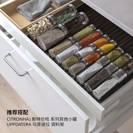 IKEA (IKEA) GULDFISK seasoning jar seasoning jar salt MSG condiment spice storage seasoning jar 60ml X 2