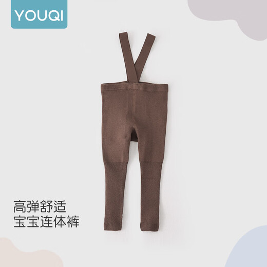 Youqi baby weightlifting pants spring and autumn large PP socks for men and women baby pantyhose infant high waist belly protection suspender socks off-white L recommended 1-3 years old
