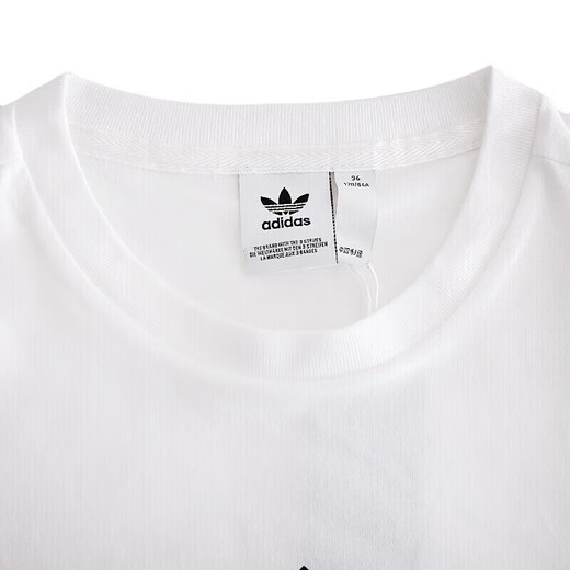 阿迪达斯 （adidas）女装夏季新款透气圆领短袖t恤运动休闲时尚半袖 CV9889 S