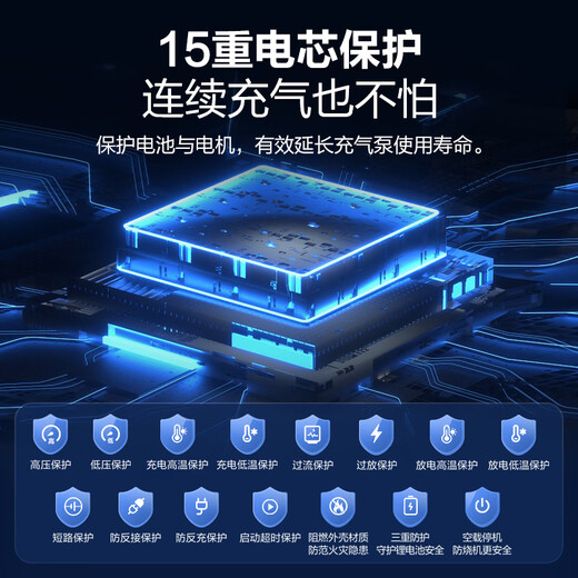 Bull Car Air Pump Wireless Portable Electric High-Pressure Air Pump Home Car Motorcycle Xiaomi Tire Inflator Upgraded Extra Large Battery Wireless Air Pump