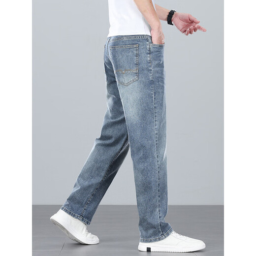 
LEE KIDS2025 new summer thin jeans for men's simple and simple net version fashion trendy brand small straight pants easy to take care of J9901 light blue 28 (2 feet 1)100Jin [Jin equals 0.5 kg]