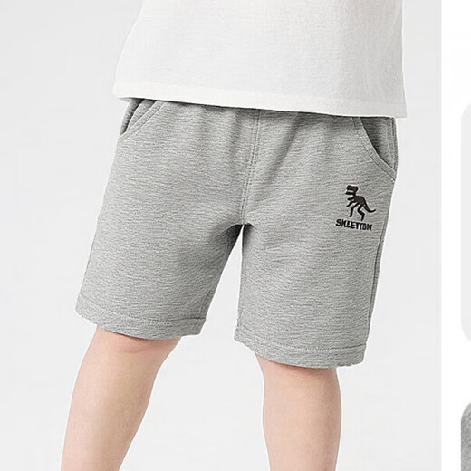 Uniqkuku [same style in the mall] Boys summer sports shorts new style children's small children's mid-sized pants baby suit summer U15781 dark blue 120 cm