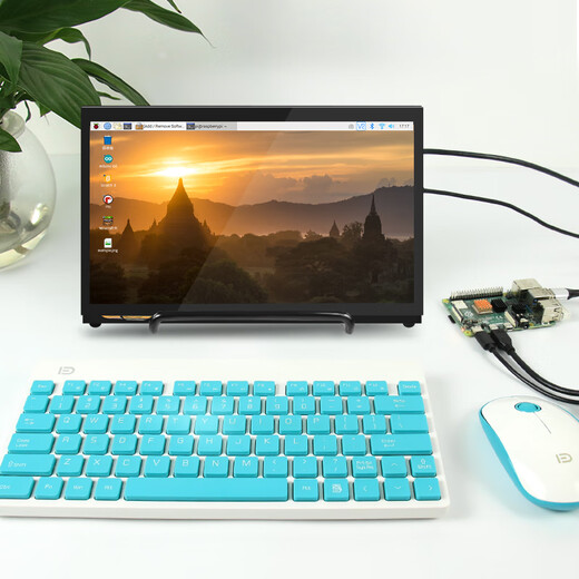 Chuanglebo Raspberry Pi 5 display 4b display screen HDMI LCD screen IPS Maker Education 8-inch high-definition touch screen