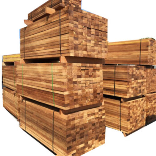 Picheng Anticorrosion Wood Outdoor Floor Solid Wood Square Square Building Square Wood 3000*86*19mm/block