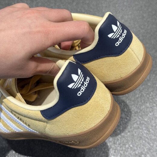 阿迪达斯 （adidas）男鞋2025夏季新款运动鞋Gazelle德训鞋低帮板鞋缓震轻便休闲鞋 JI3523黄色 44
